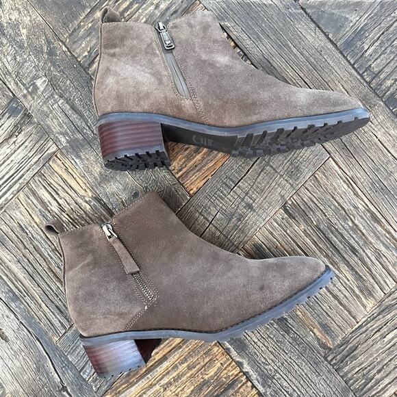 NWOT Blondo Samara Waterproof Bootie Dark Taupe - Sz 8.5 - Picture 5 of 8